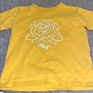 Obey rose flower T-shirt